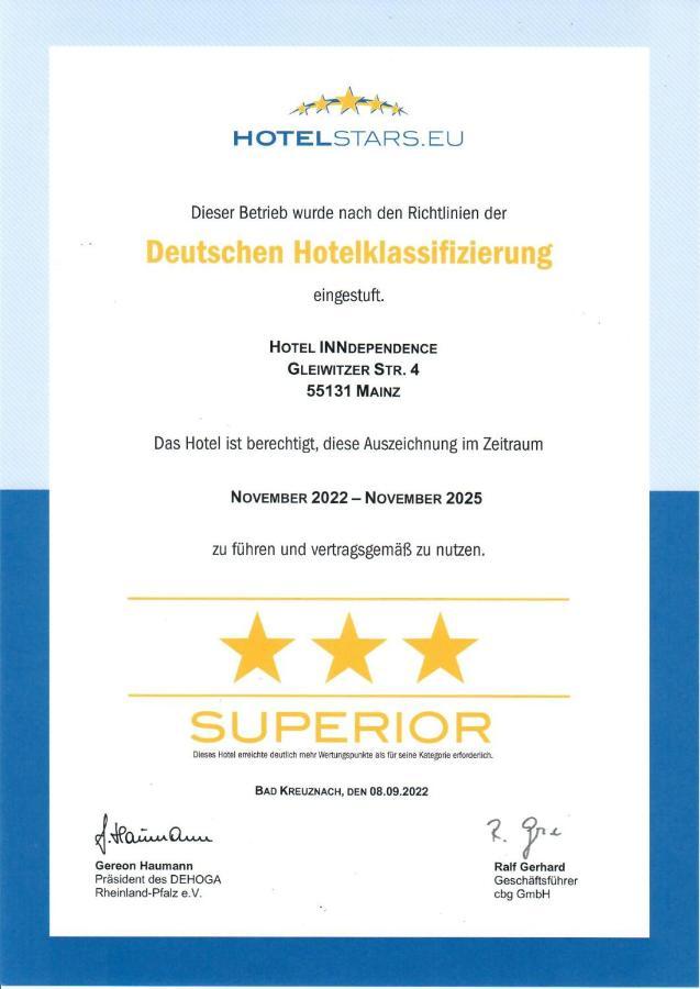 Hotel Inndependence Mainz Dış mekan fotoğraf