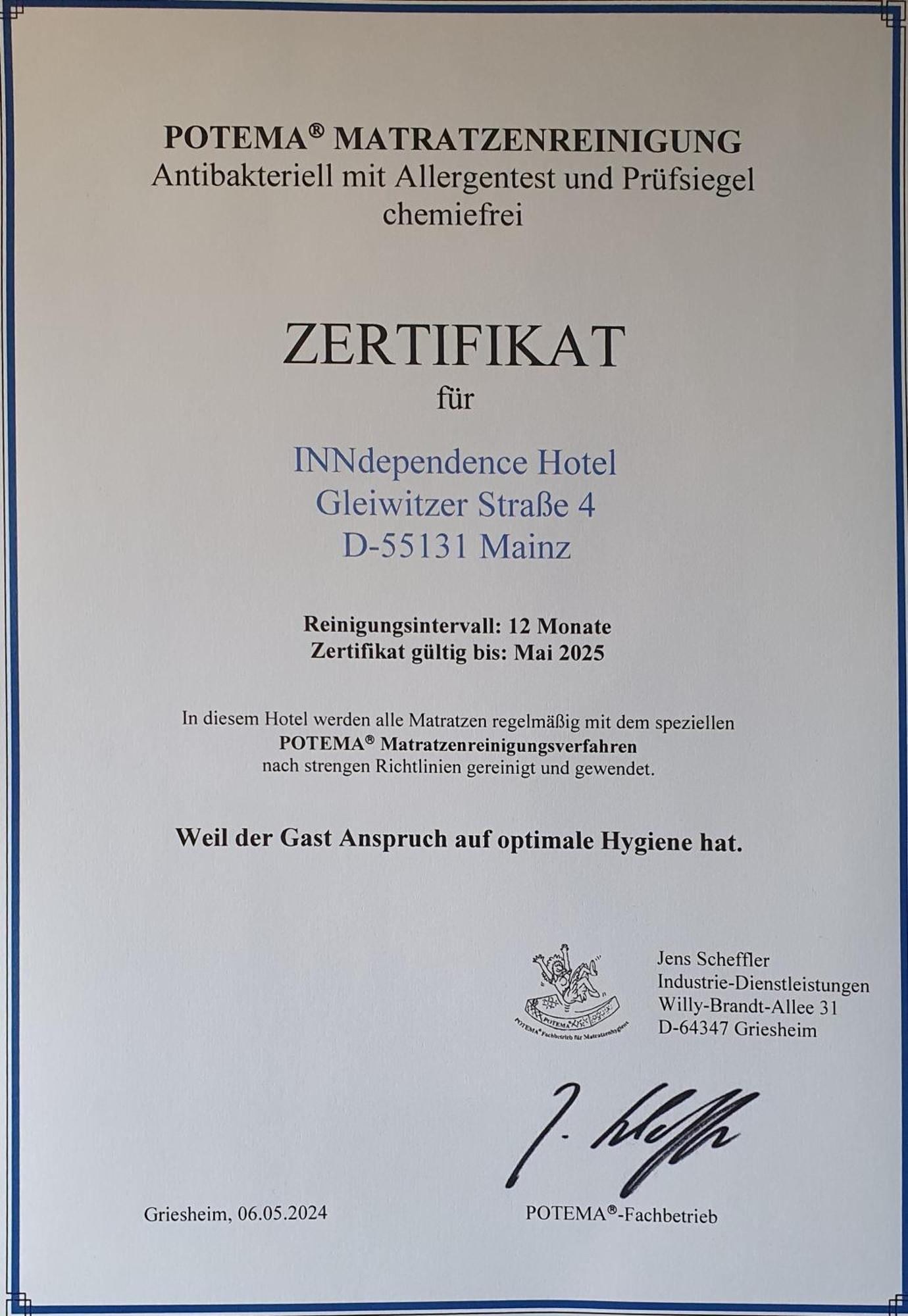 Hotel Inndependence Mainz Dış mekan fotoğraf